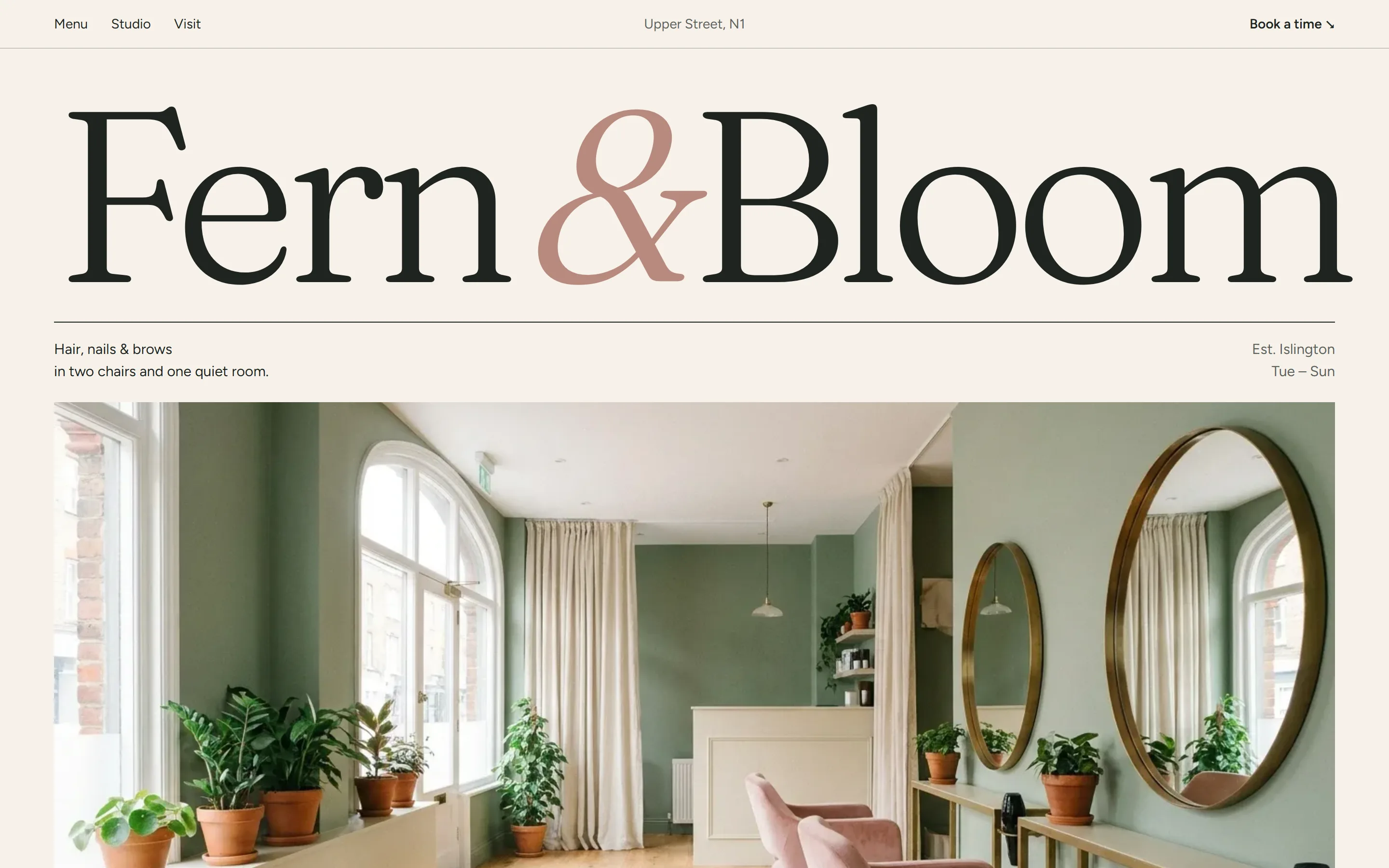 Fern & Bloom – Hair & beauty salon, London
